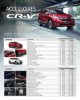 LISTE ACCESSOIRES CR-V